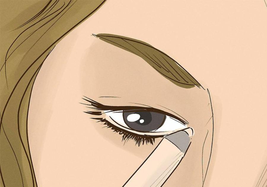 استفاده از خط چشم به رنگ کرم