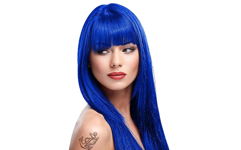 فرمول رنگ موی آبی کاربنی