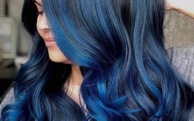 رنگ مو آبی سال ۱۴۰۰
