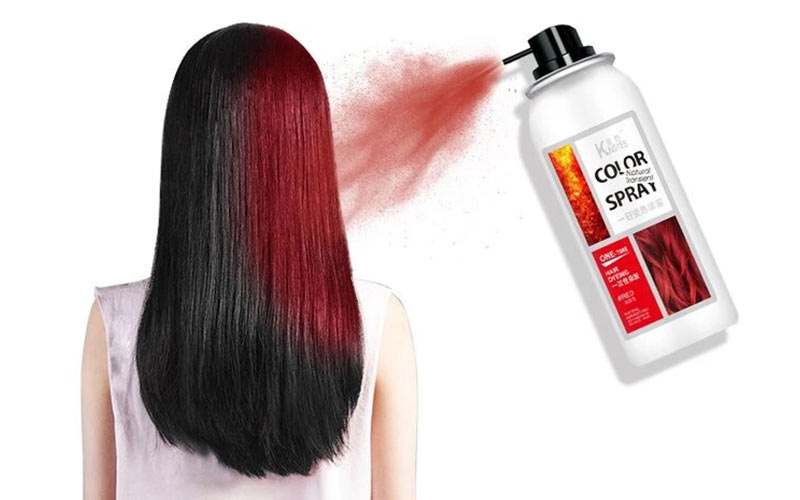 Temporary hair color spray for girls	