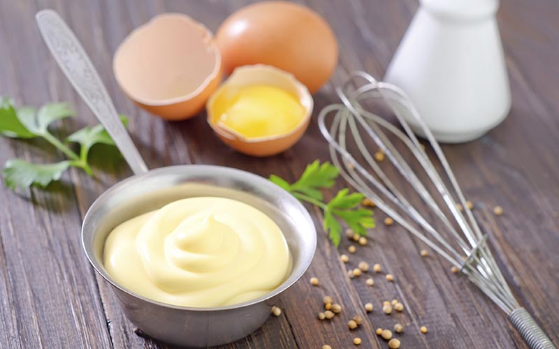 ماسک سس مایونز و تخم مرغ