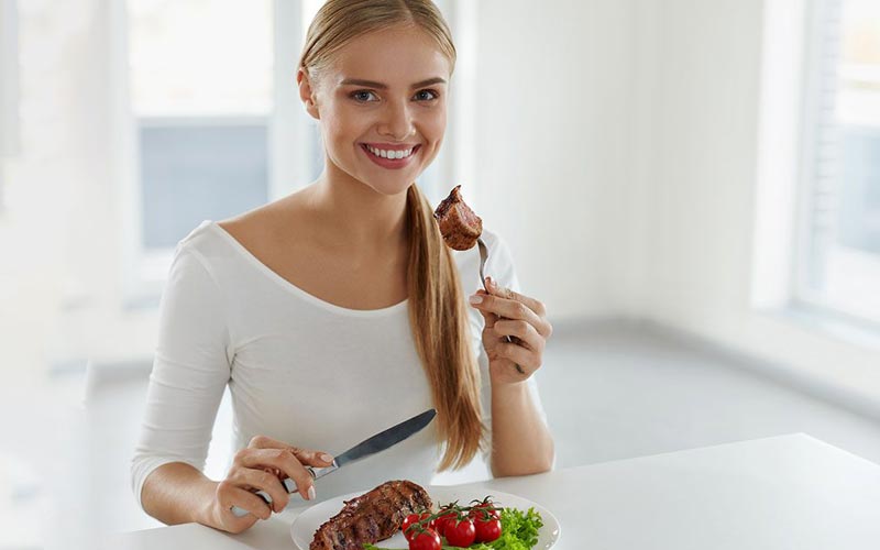 خوردن گوشت برای جلوگیری از ریزش مو