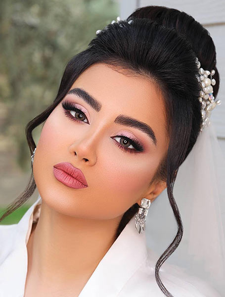 ایده برای آرایش غلیظ عروس ایرانی