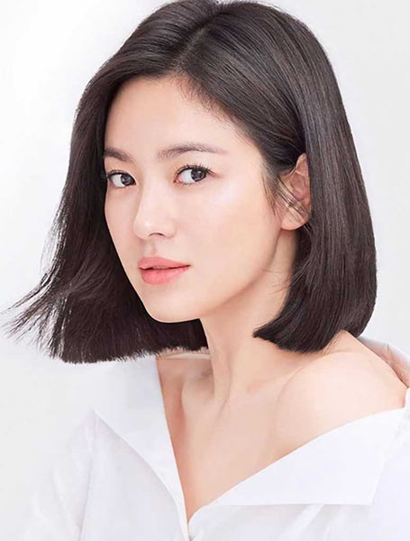 عکس مدل موی کره‌ای فرق وسط