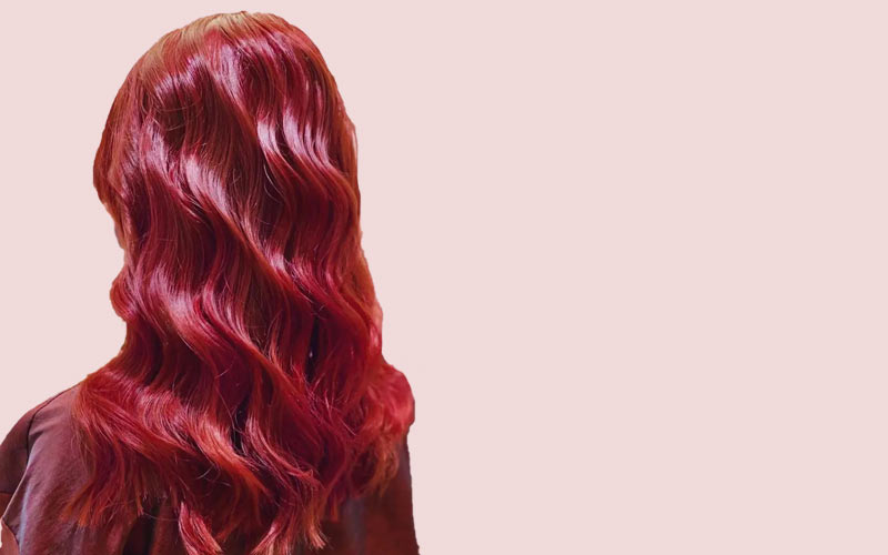 رنگ مو قرمز پرشین